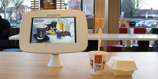 McDonald’s supersize engagement with tablet kiosks and infotainment stations