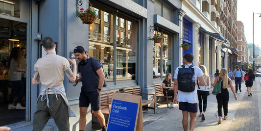 A privacy check and a free barista coffee – Facebook hits the high streets