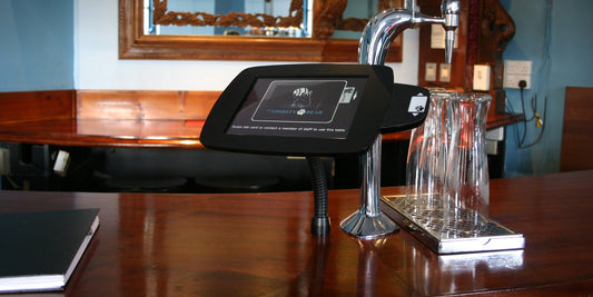 Order electronically from your table at The Thirsty Bear