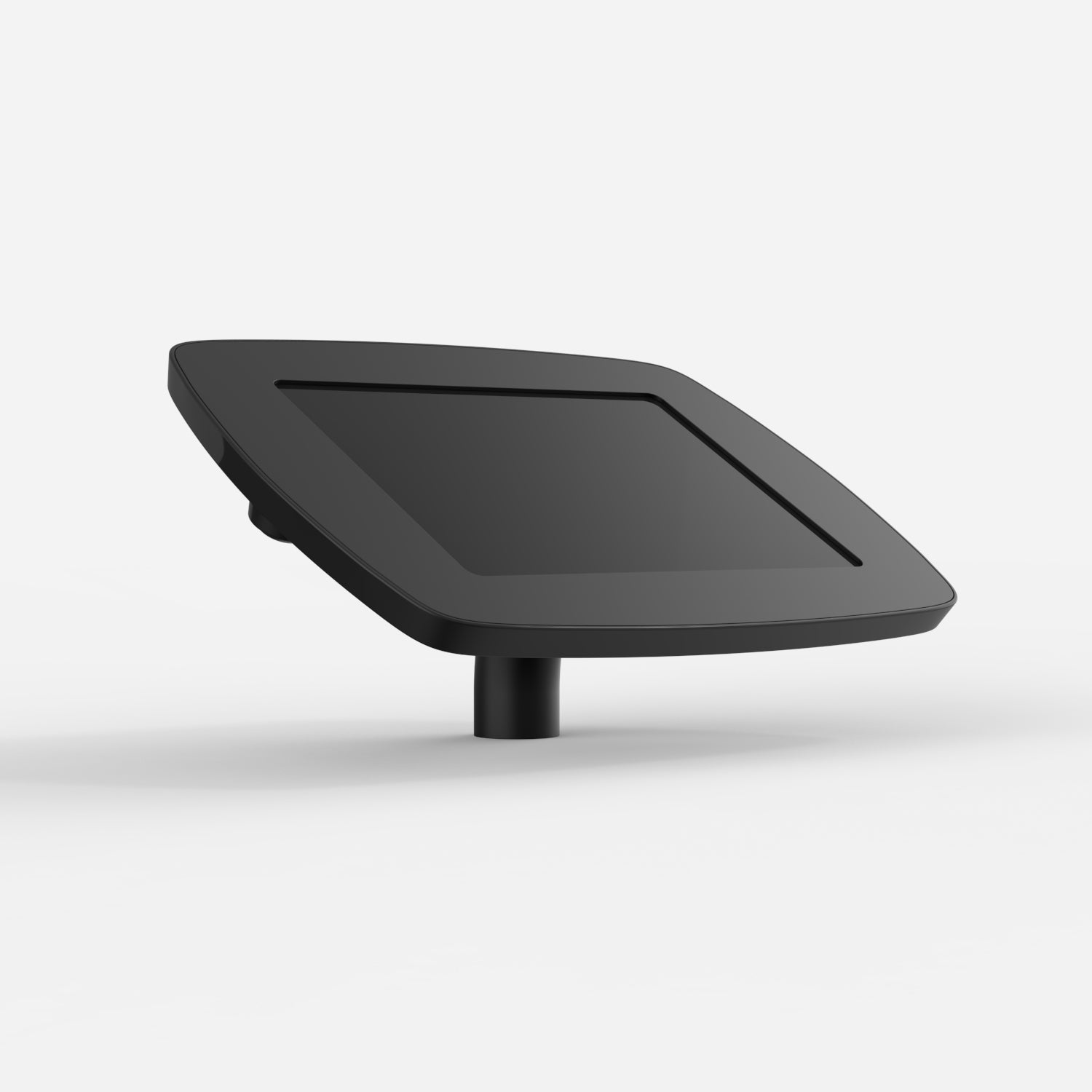 Bouncepad Desk - A secure tablet & iPad desk mount in black.