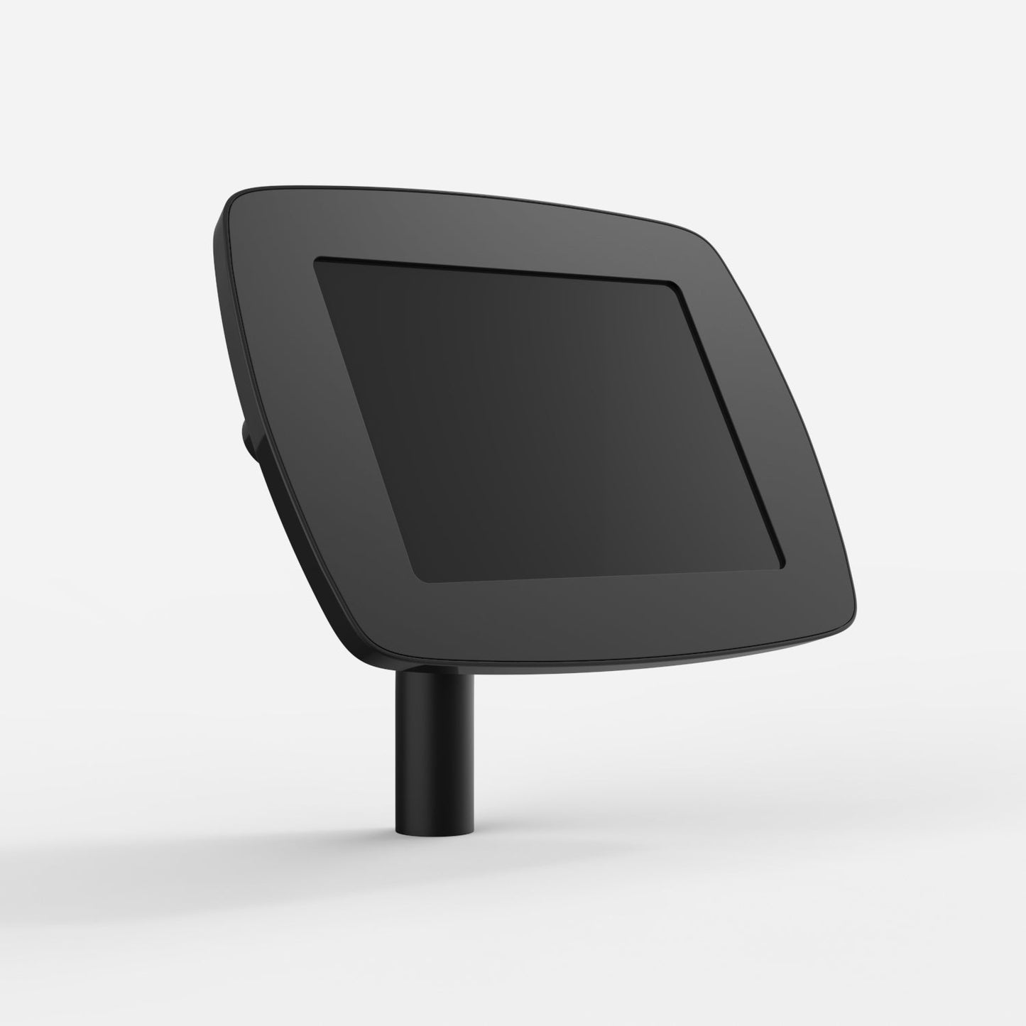 Bouncepad Static 60 - A secure tablet & iPad desk mount in black.