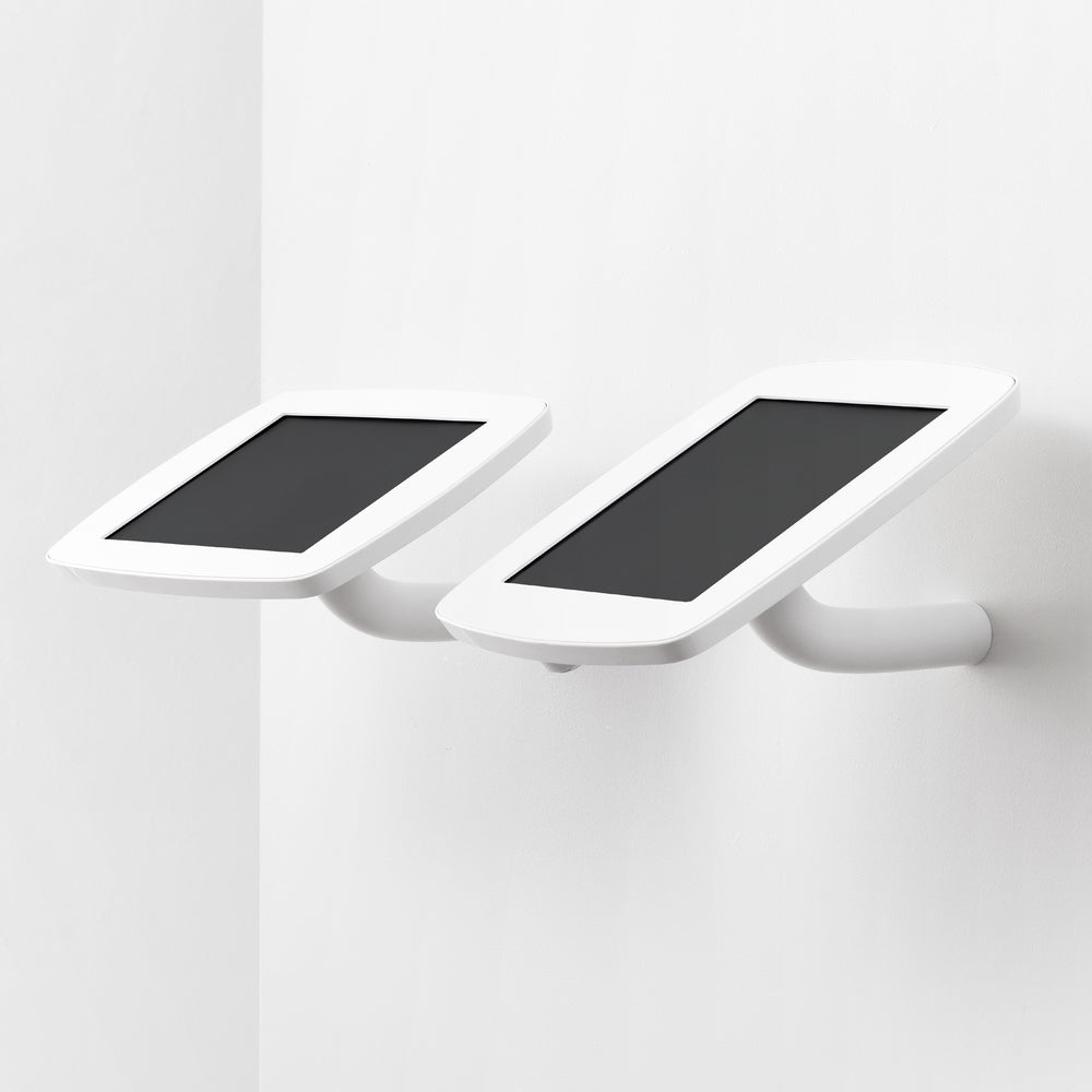 Bouncepad Branch - A secure tablet & iPad wall mount in White.