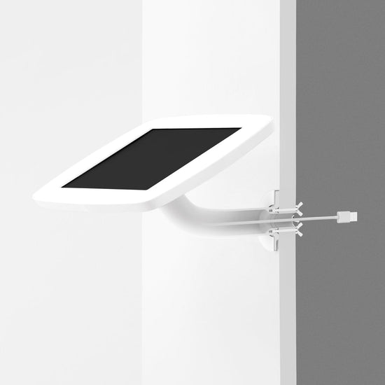 Bouncepad Branch - A secure tablet & iPad wall mount in White.