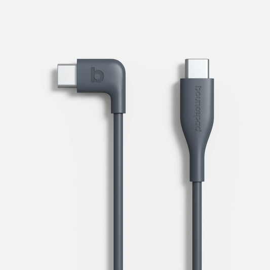 Câble USB-C vers USB-C de 2 Mètres à Angle Droit