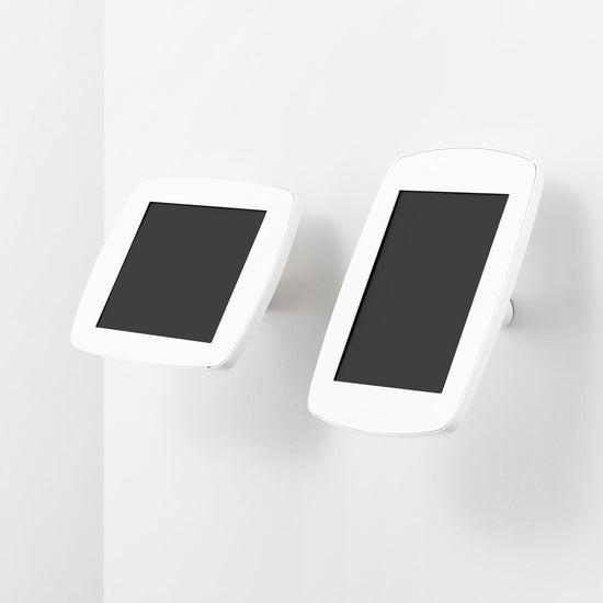 Bouncepad Wallount - A secure tablet & iPad wall mount in white.